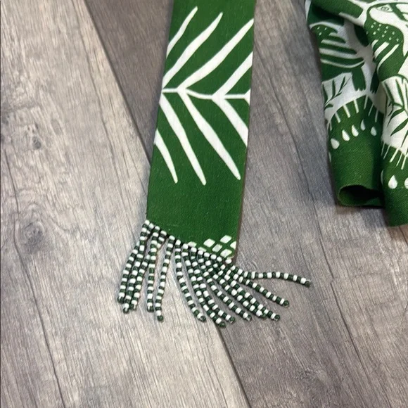 FARM Rio Green and White Tropical Romper - Picture 5 of 7